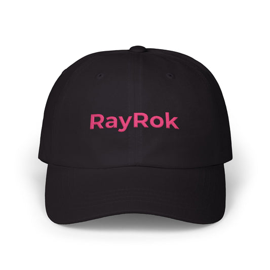 Classic Dad Cap — Embroidered "RayRok" Logo Baseball Hat