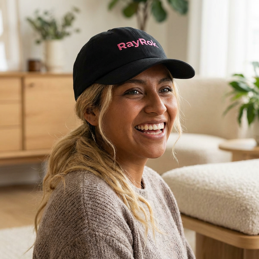 Classic Dad Cap — Embroidered "RayRok" Logo Baseball Hat